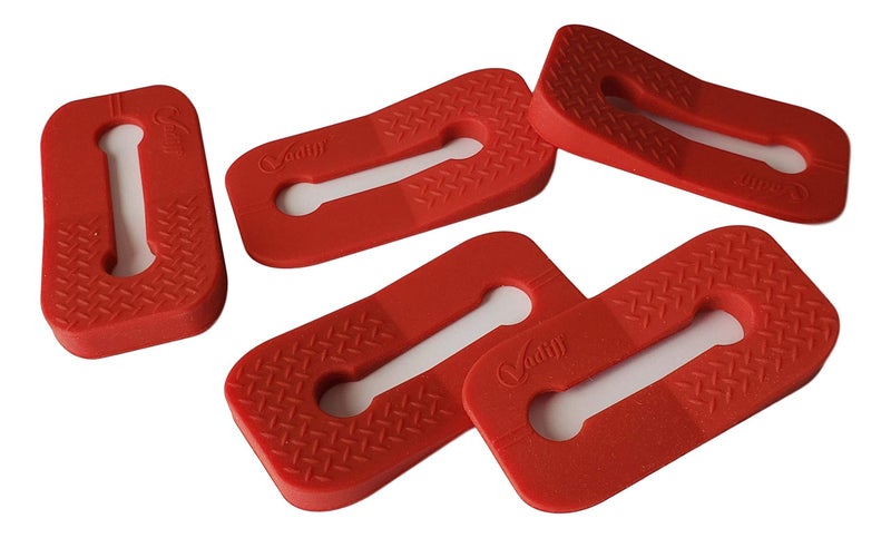 Vadiff 2025-26 Mom's Choice Winner- Gas Stove Knob Locks - Red Silicone Stove Knob Safety Covers for Toddlers, Pets - Child Proof Universal Size Knobs - Baby Proofing Protectors for Electric Stoves- 5Pcs - Image 1